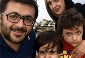 شهرام عبدلی و‌ همسر واقعی اش + عکس 