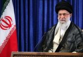 رهبر انقلاب با چفیه فلسطینی +عکس