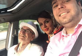 احمد پورمخبر همراه پسر و دخترش +عکس